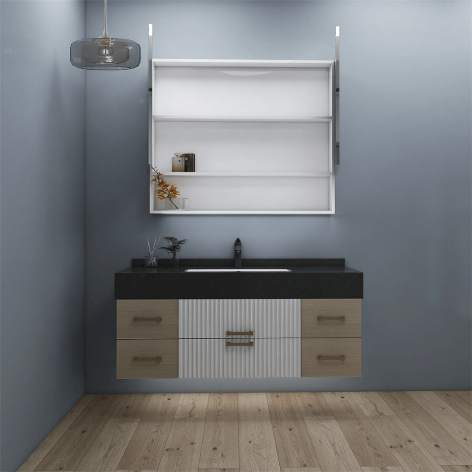 Modern Bathroom Vanity With Mirror factory